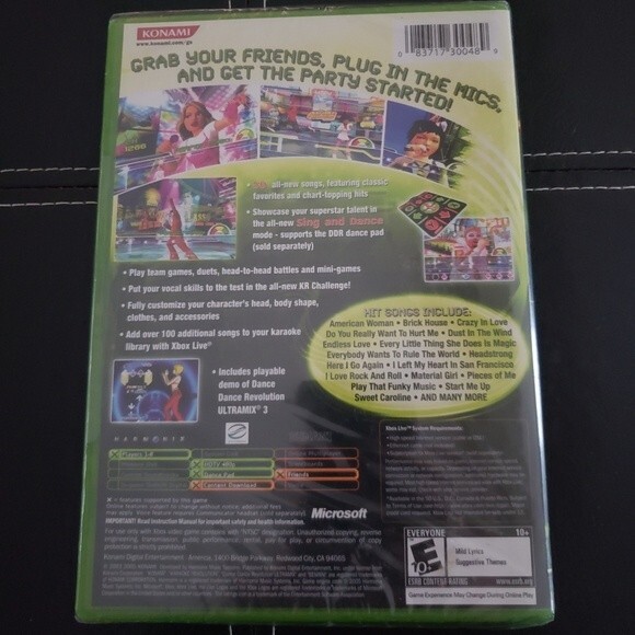 NEW Shrink-wrapped: XBOX KARAOKE REVOLUTION PARTY - Picture 2 of 3
